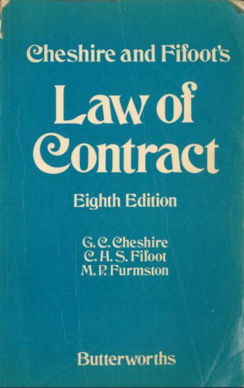 Cases On The Law Of Contract