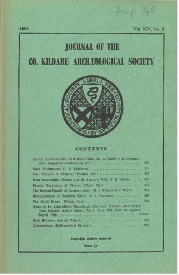 Journal Of The County Kildare Archaeological Society 1912